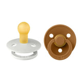 Bibs - Colour S1 Pacifiers - Pack of 2 - Haze/Caramel