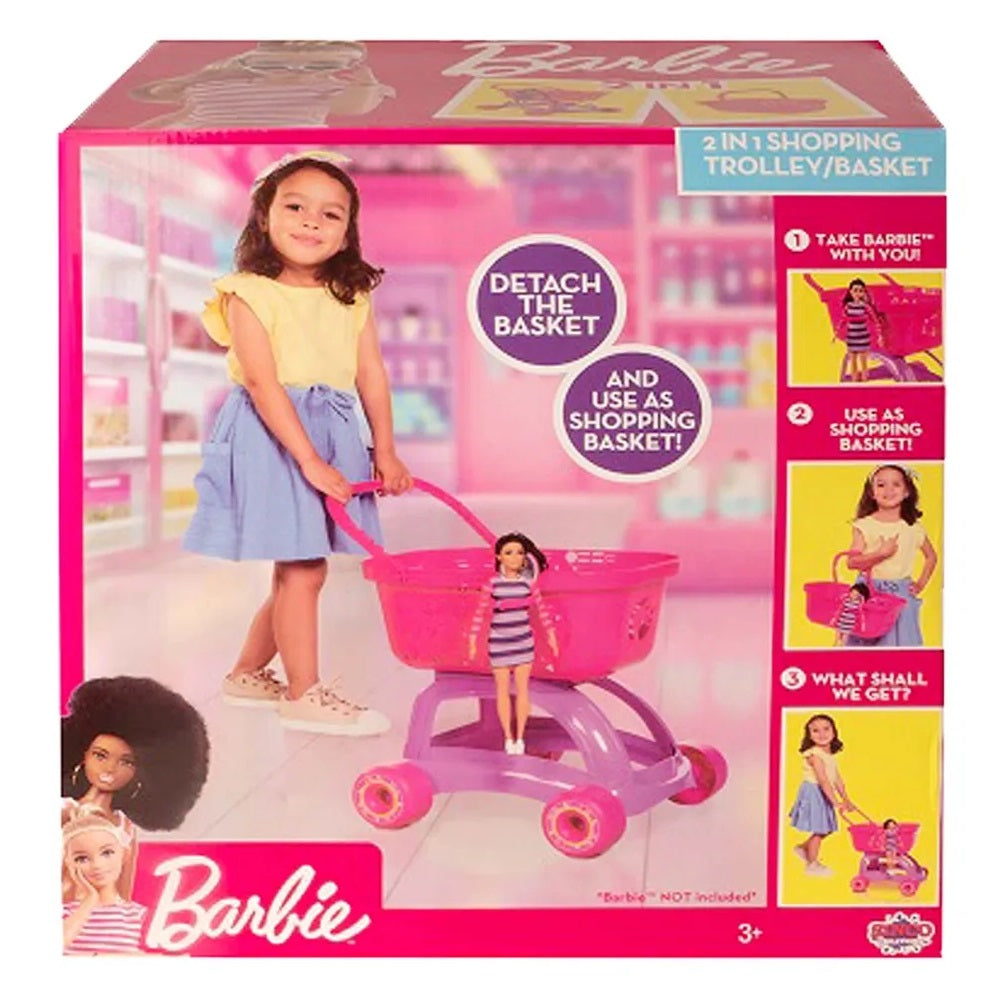 Barbie 2 in 1 Shopping Trolley