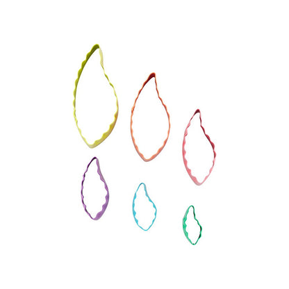 Wilton Leaf Fondant Double Cut-Outs, Set of 6