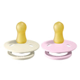 BIBS - 2pcs. Pacifier 0-6m - Ivory/Baby Pink