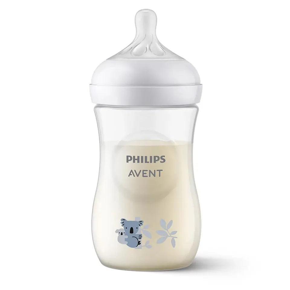 Philips Avent Natural 3.0 Feeding Bottle, 260ml - Koaola - White