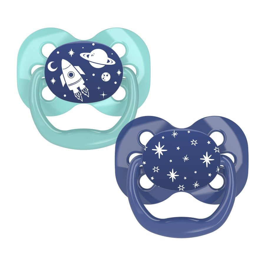 Dr. Brown's Advantage Pacifier Stage 1 - Blue Space