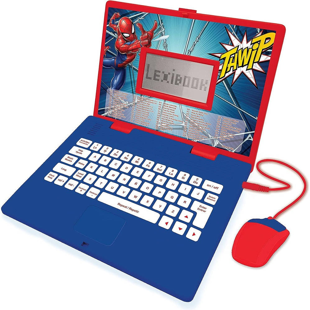 Lexibook - Spiderman Bilingual Educational Laptop Arabic/English