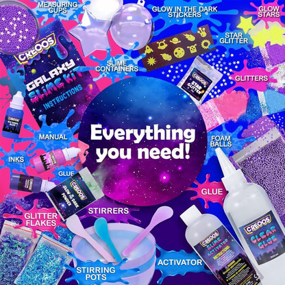 Creoos Galaxy Slime Kit With 31 Accessories