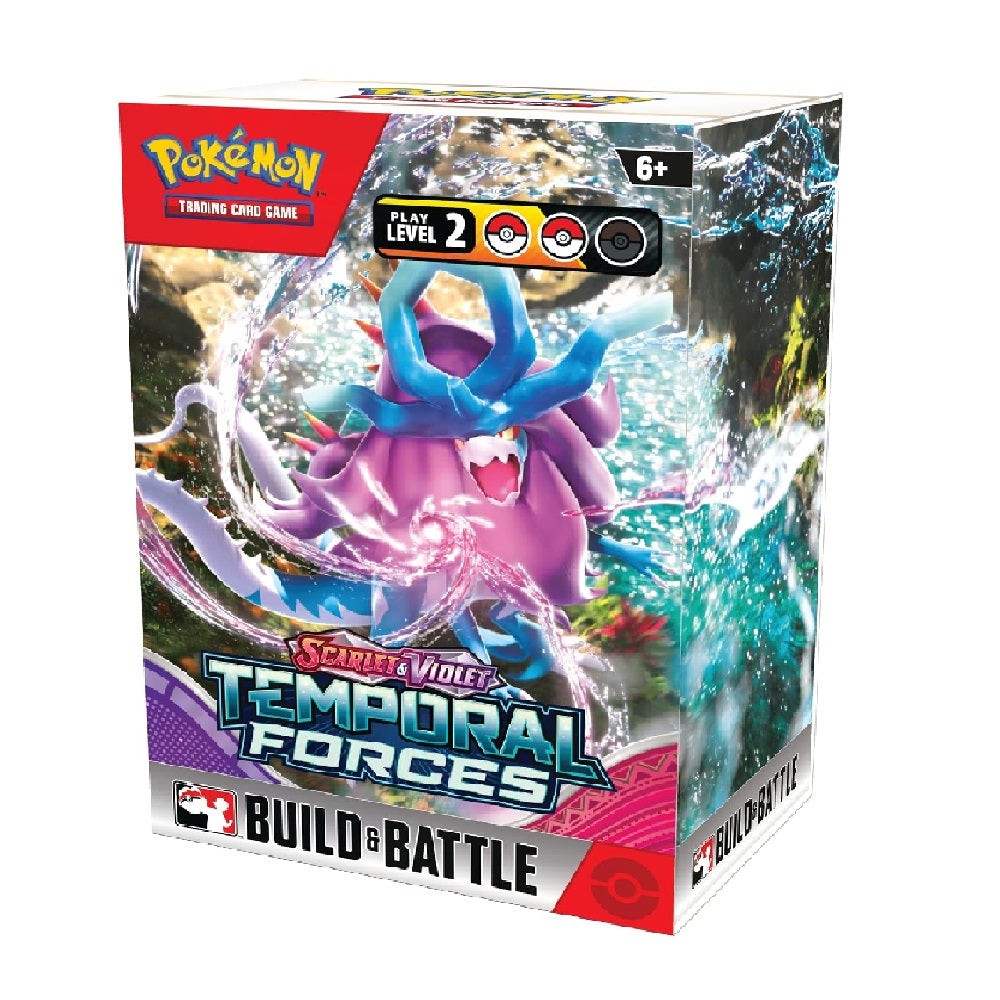 Pokemon TCG: Scarlet Violet SV05 Temporal Forces Build & Battle Box