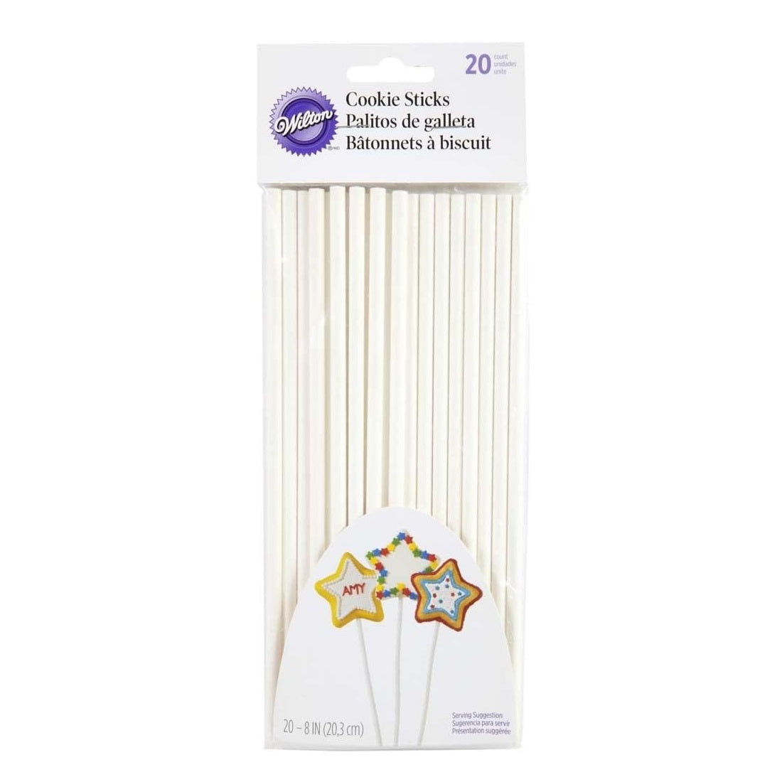 Wilton Cookie Sticks 20.3cm, Set of 20