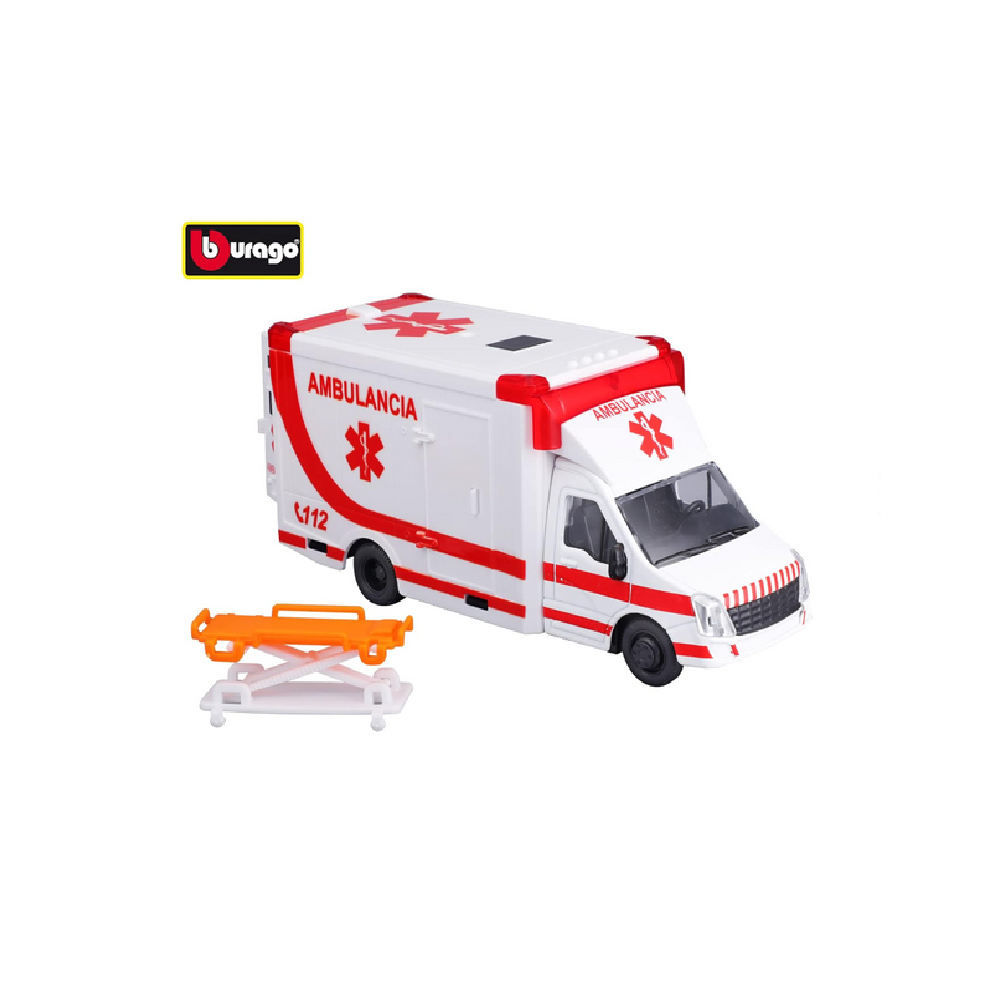 Burago - Municipal Vehicles Ambulance w/ Stretcher (18-32266)