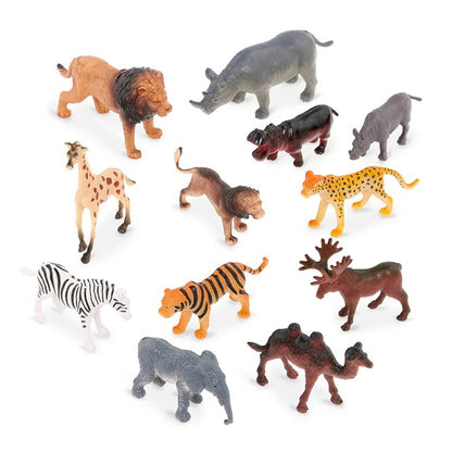 Terra - Wildlife Animals Playset - 12pcs