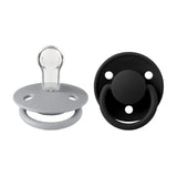 Bibs - De Lux Pacifiers - Pack of 2 - Cloud/Black