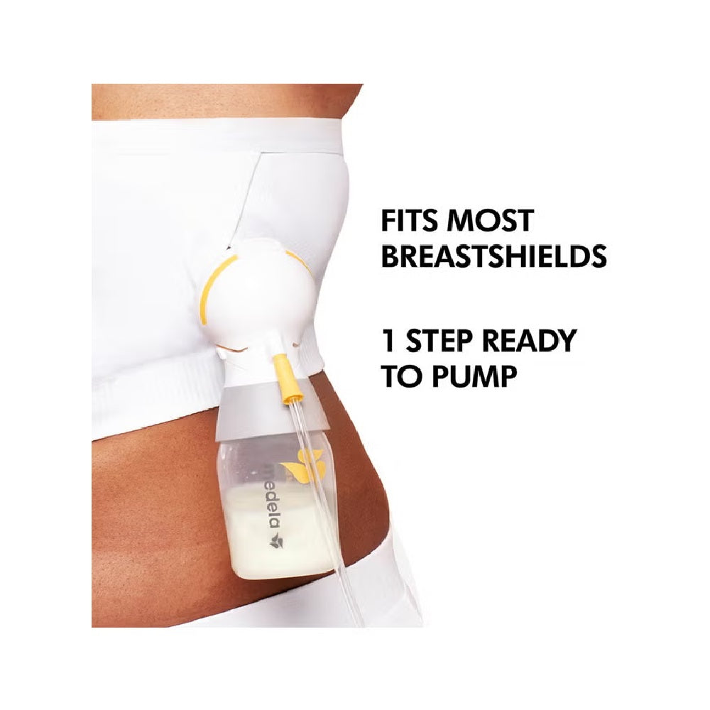 Medela Easy Expression Hands-Free Pumping Bra White Medium