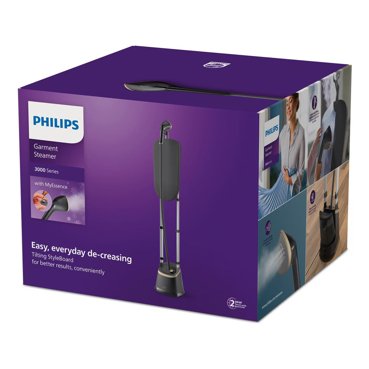 Philips 3000 Series Garment Stand Steamer With Tilting StyleBoard