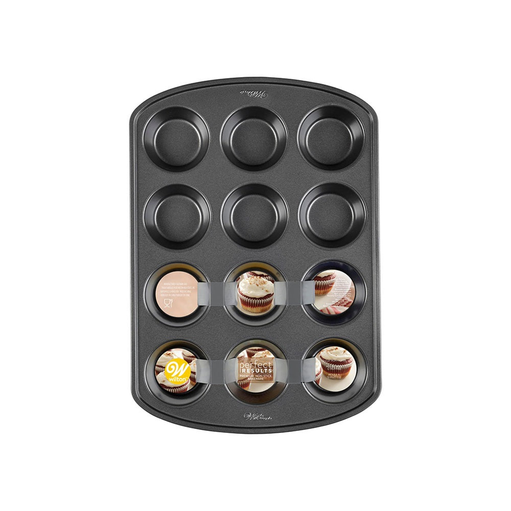 Wilton Perfect Results Standard Muffin and Cupcake Pan, 12 Cavities