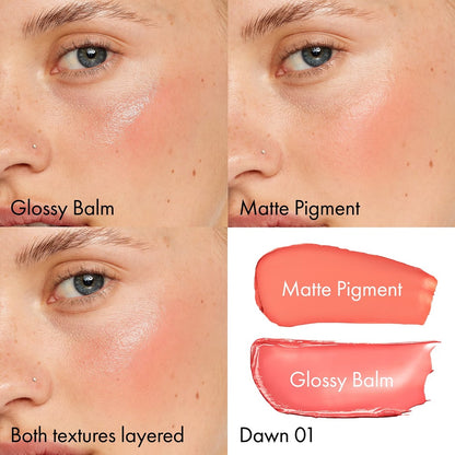 SIMIHAZEBEAUTY Solar Tint Blush Duo 5g - Dawn