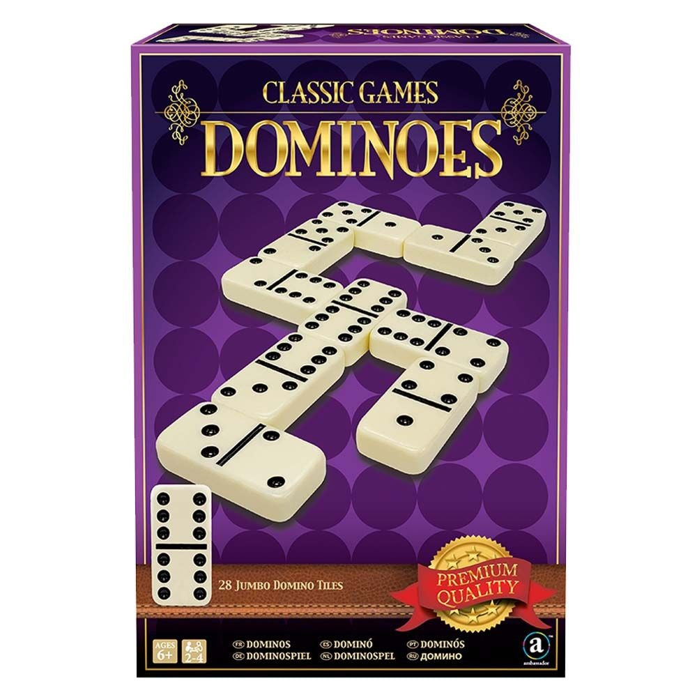 Ambassador - Classic Double - 6 Dominoes