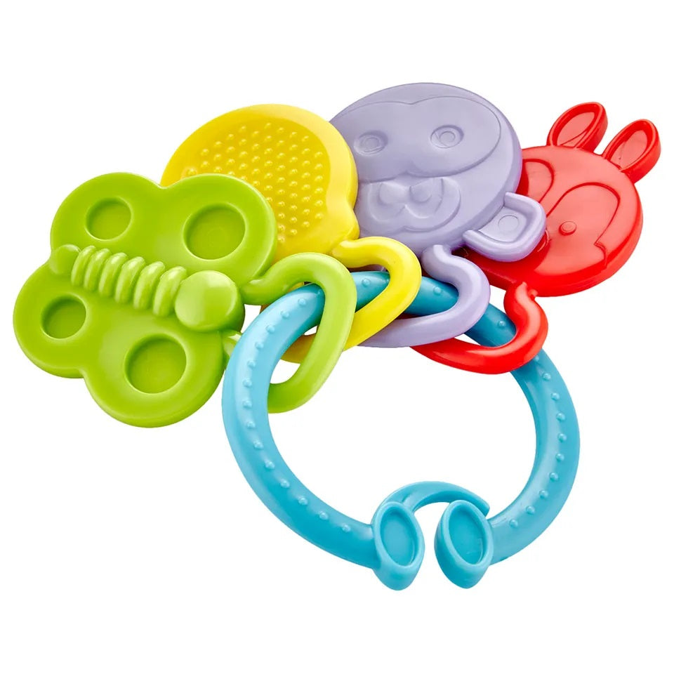 Babyjem Rattle Teether - Blue