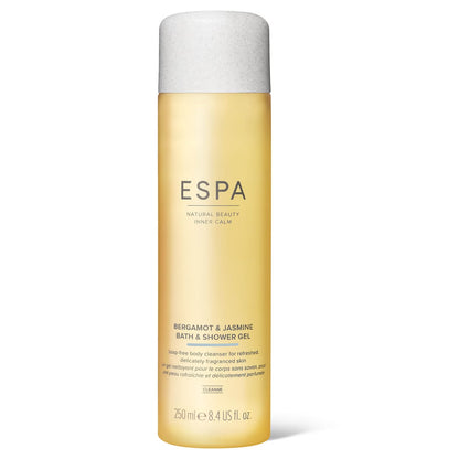 Espa Bergamot and Jasmine Bath and Shower Gel 250ml