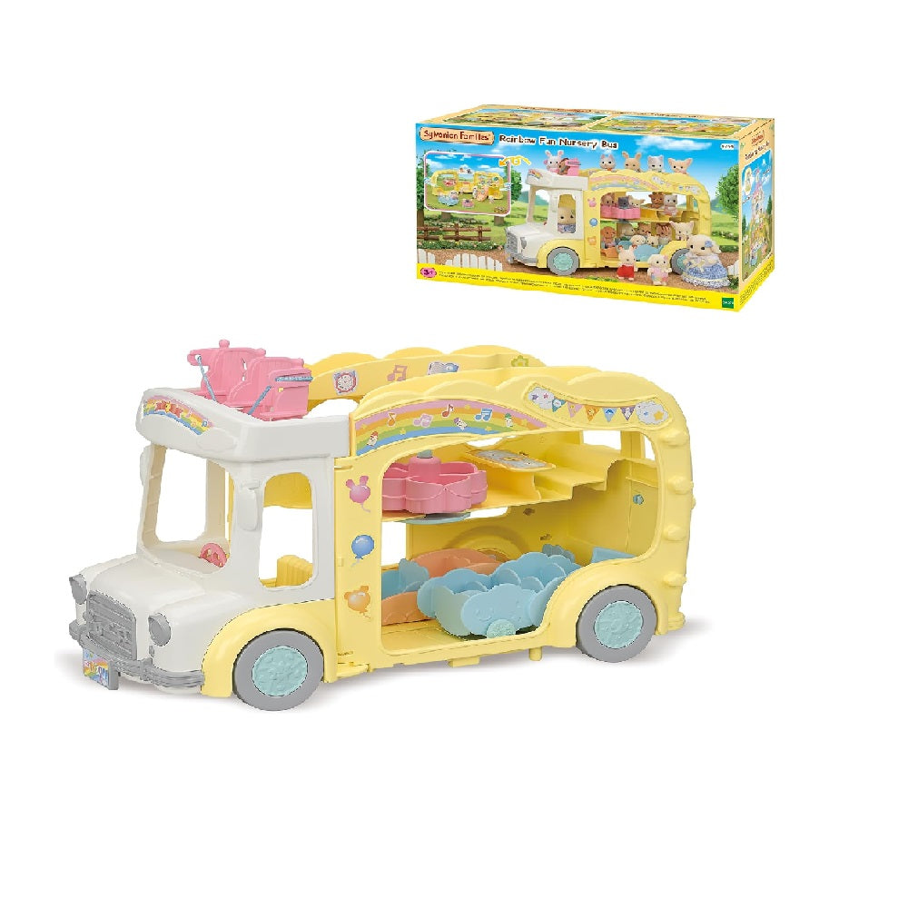 Sylvanian Families Rainbow Fun Nursery Bus