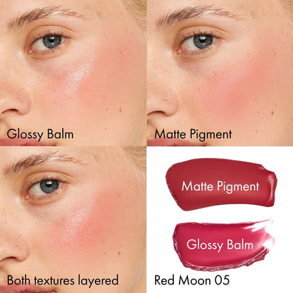 SIMIHAZEBEAUTY Solar Tint Blush Duo 5g - Red Moon