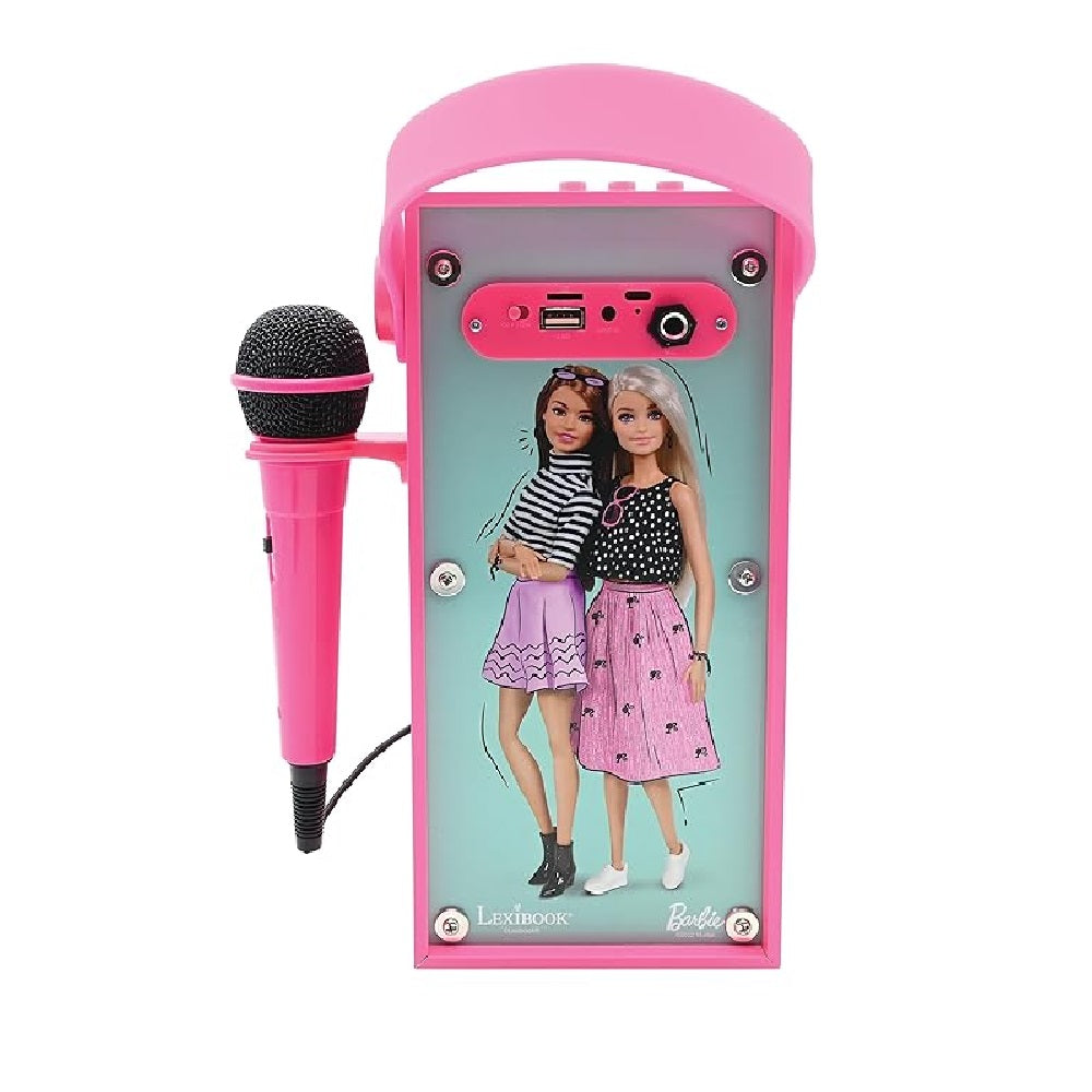 Lexibook  BARBIE PORTABLE BLUETOOTH SPEAKER WITH MIC AND LIGHTS