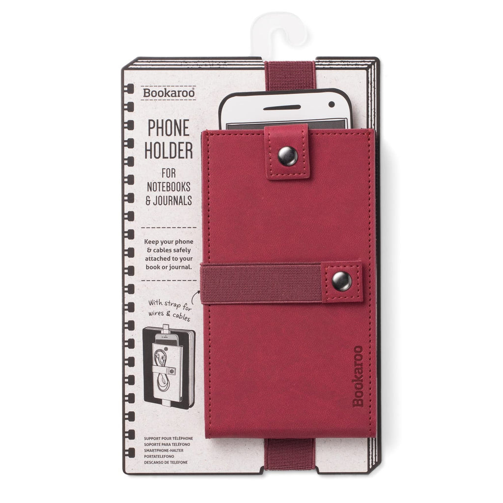 Bookaroo Phone Holder - Dark Red