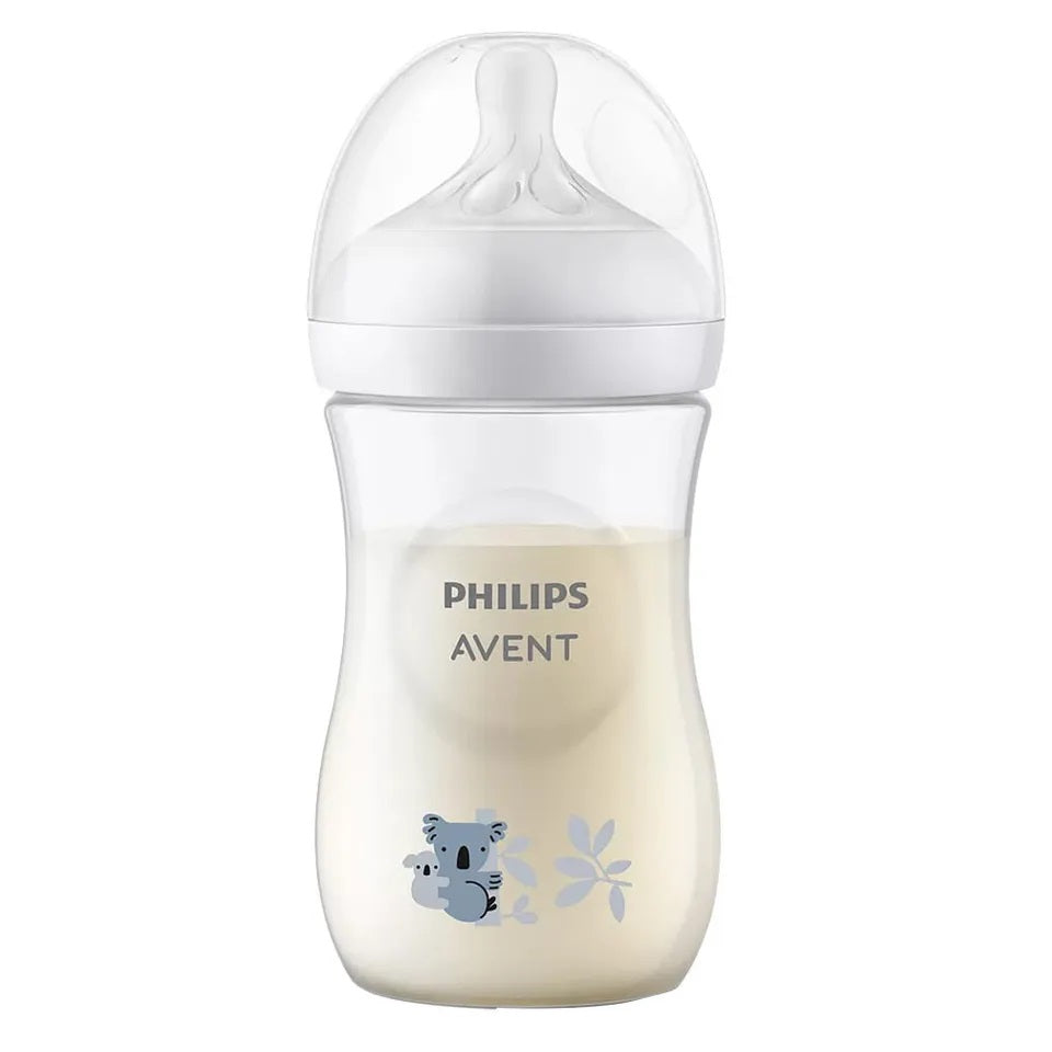 Philips Avent Natural 3.0 Feeding Bottle, 260ml - Koaola - White