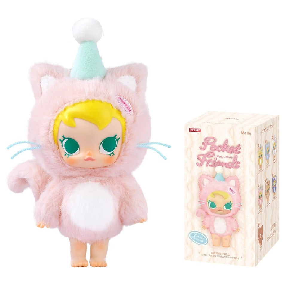 Pop Mart Labubu Baby Molly Pocket Friends Vinyl Plush Pendant