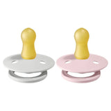 Bibs - Pacifier Size 1 - 0-6M - Pack of 2 - Haze / Blossom
