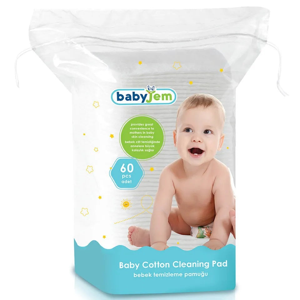 Babyjem - Baby Cotton Cleaning Pad - 60pcs