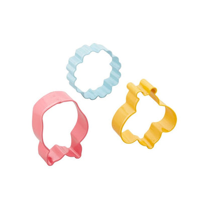 Wilton Daisy, Bumblebee and Tulip Spring Cookie Cutters, Set of 3