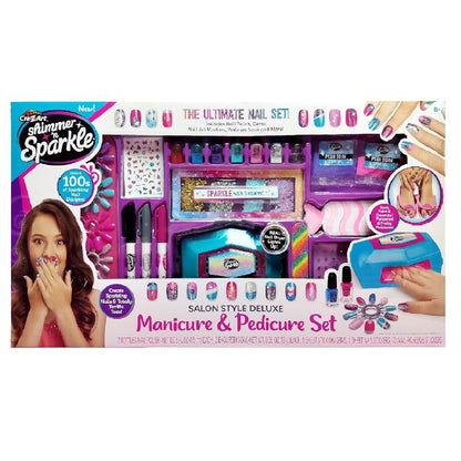 Shimmer N Sparkle Salon Style Deluxe Manicure & Pedicure Set (SNS-65590)