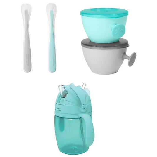 Skip Hop - Easy Feed Mealtime Set - Teal/Grey