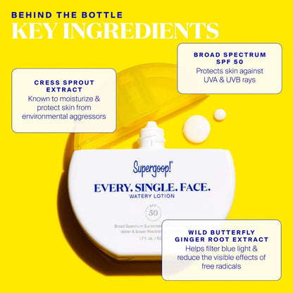 Supergoop! Every. Single. Face. Watery Lotion SPF 50 50ml