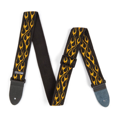 Dunlop Classic Flambe Orange/Yellow Guitar Strap