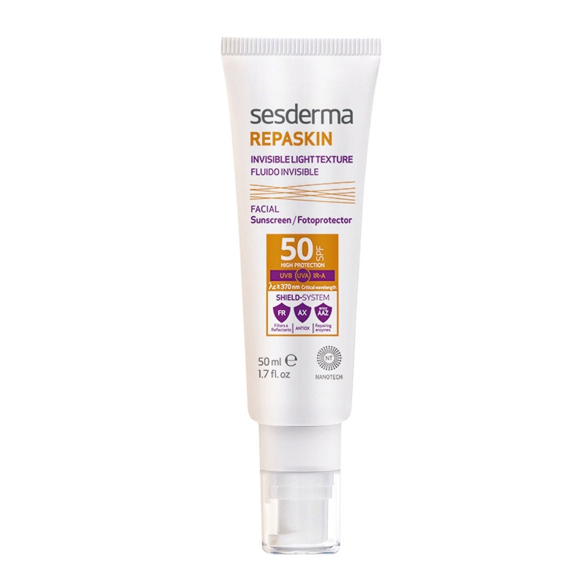 Sesderma Repaskin Invisible Light 50mL SPF50+ Invisible Fluid 50ml