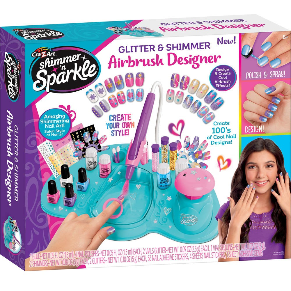 Shimmer N Sparkle Airbrush Nail Design Studio (SNS-17340)