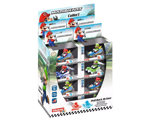 Carrera Pull N Speed Mario Kart Special Cars Asst