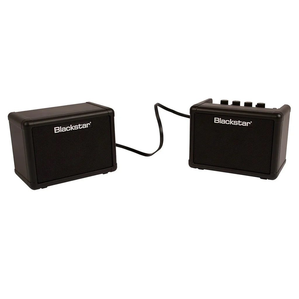 Blackstar Fly 3 Stereo Pack - 6 Watt 2 x 3" Black Guitar Combo Mini Amplifier with Extension Speaker