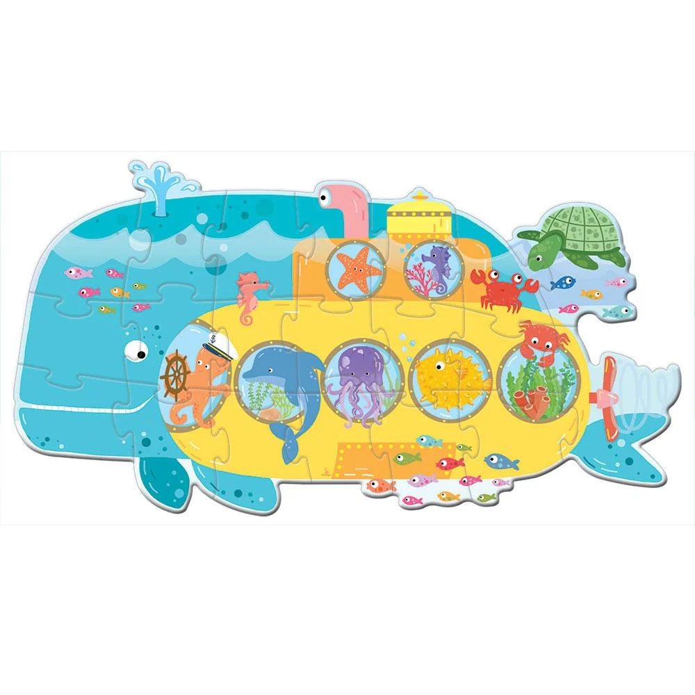 Sassi - Travel Puzzle Animals On A Submarine