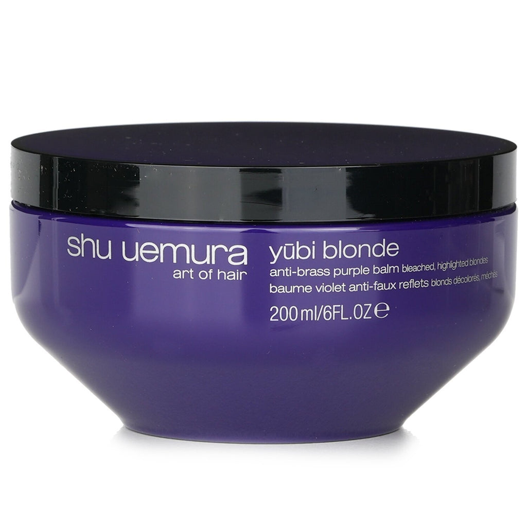Shu Uemura Yubi Blonde Anti-Brass Purple Balm (Hair Mask) - Bleached, Highlighted Blondes 200ml