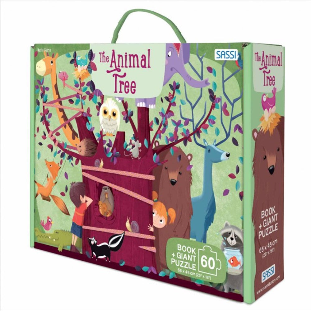 Sassi - Giant Puzzle And Book The Animal Tree