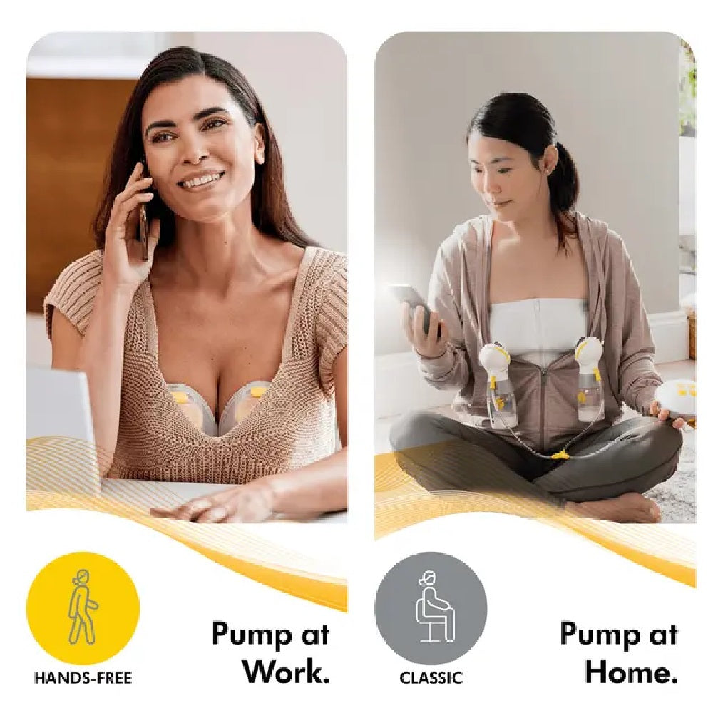 Medela - Swing Maxi Double Electric Breast Pump + Hands-free Breast Milk Collection Cups