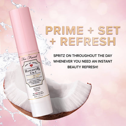 Too Faced Travel Hangover 3-in-1 Replenishing Primer & Setting Spray 30ml