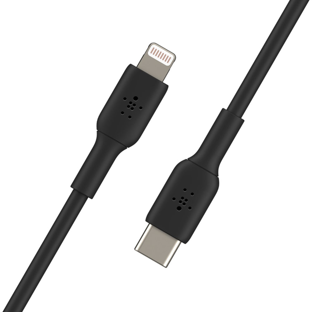 كابل Belkin Boost Charge™ Lightning إلى USB-C، 1 متر، أسود