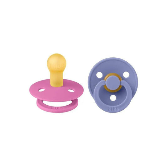 Bibs - Colour Pacifier - Bubblegum/Peri - Size 2 - 2pcs