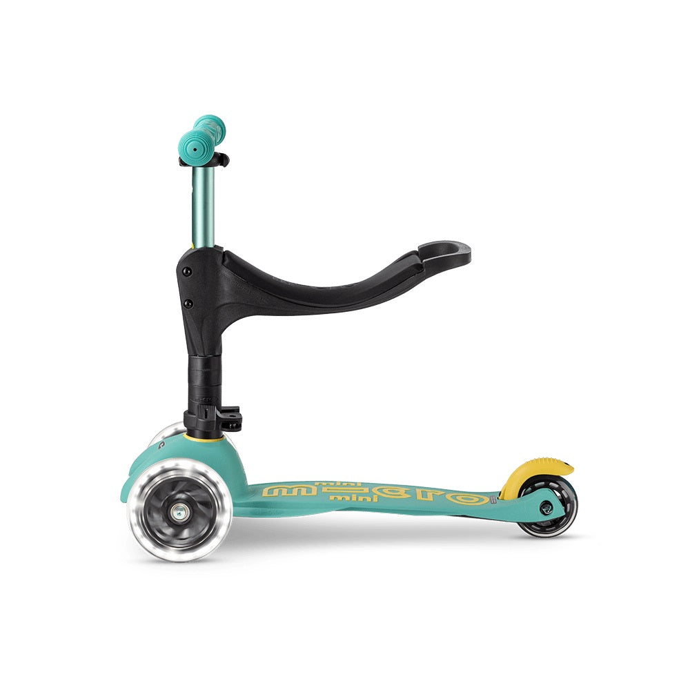 Micro - Mini 3-in-1 Deluxe Eco LED Scooter - Mint