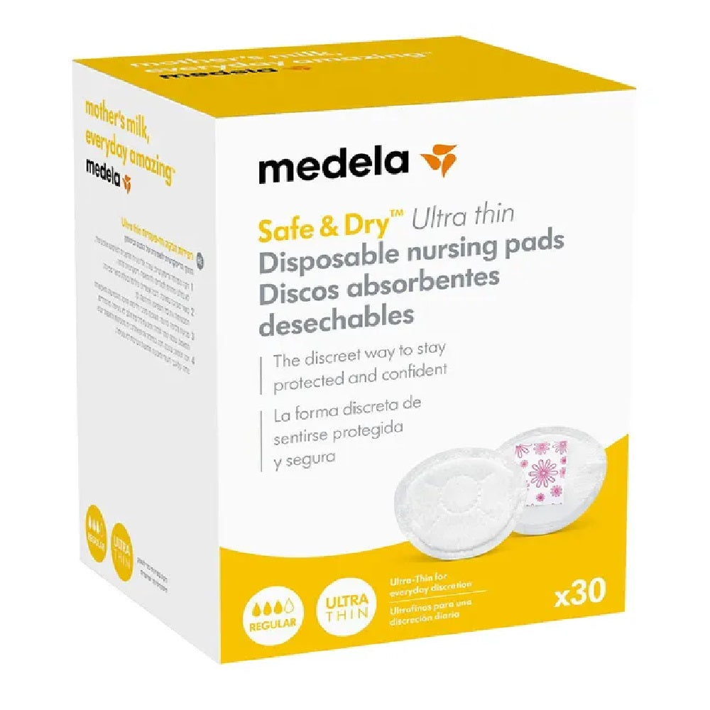 Medela Safe & Dry Disposable Nursing Pads 30 pcs