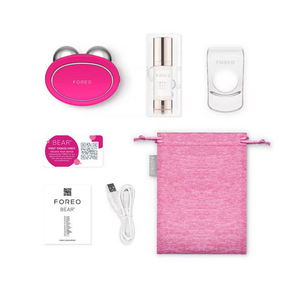 Foreo Bear™ Smart Microcurrent Facial Toning Device - Fuchsia