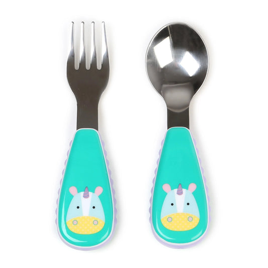 Skip Hop - Zootensils Fork & Spoon - Unicorn