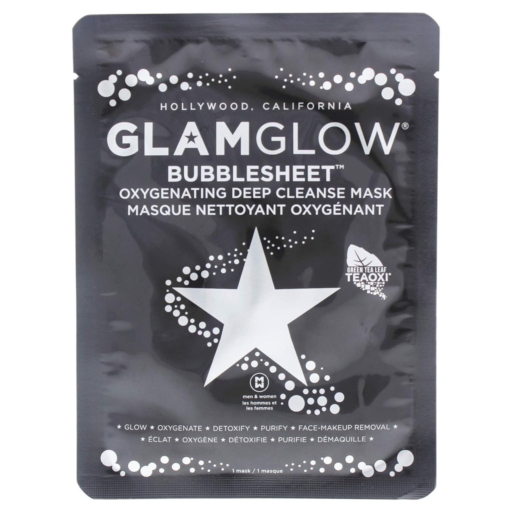 Glam Glow Bubble Sheet Women's Deep Cleansing Facial Mask