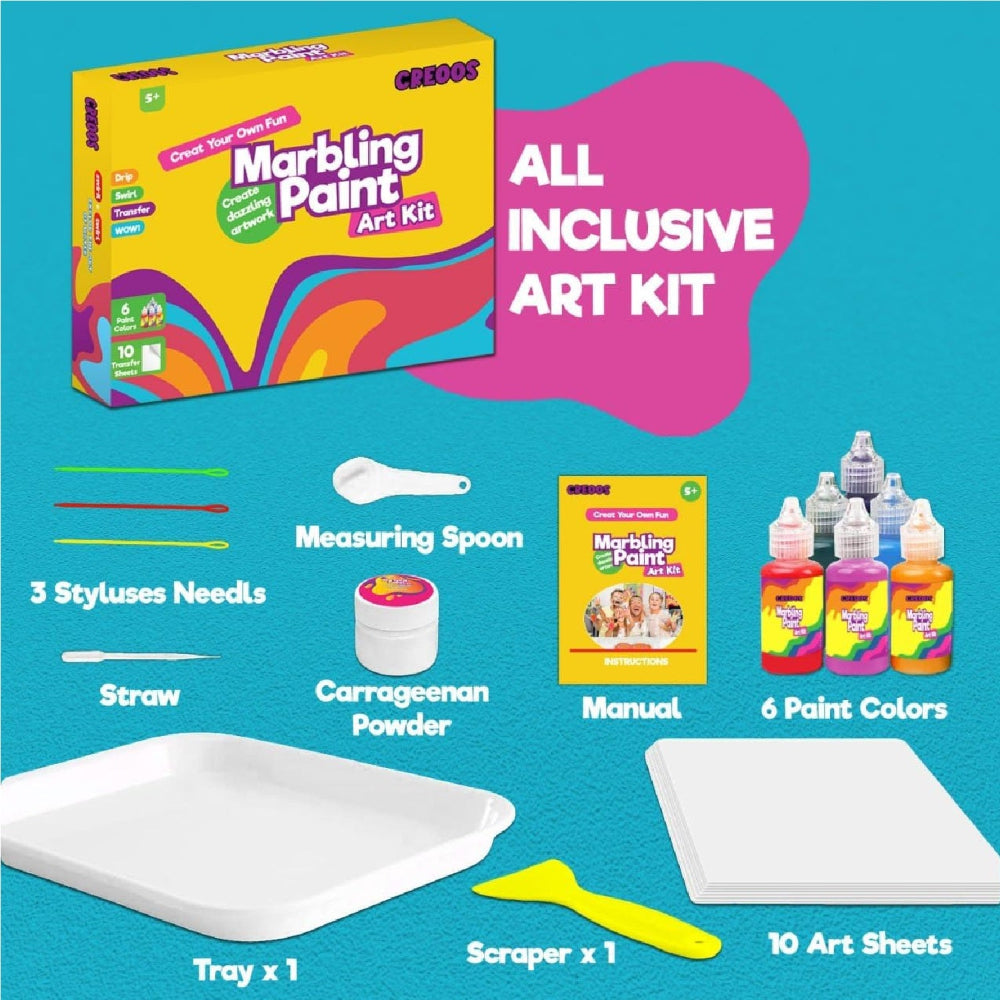 Creoos Marbling Paint Arts and Crafts Kits